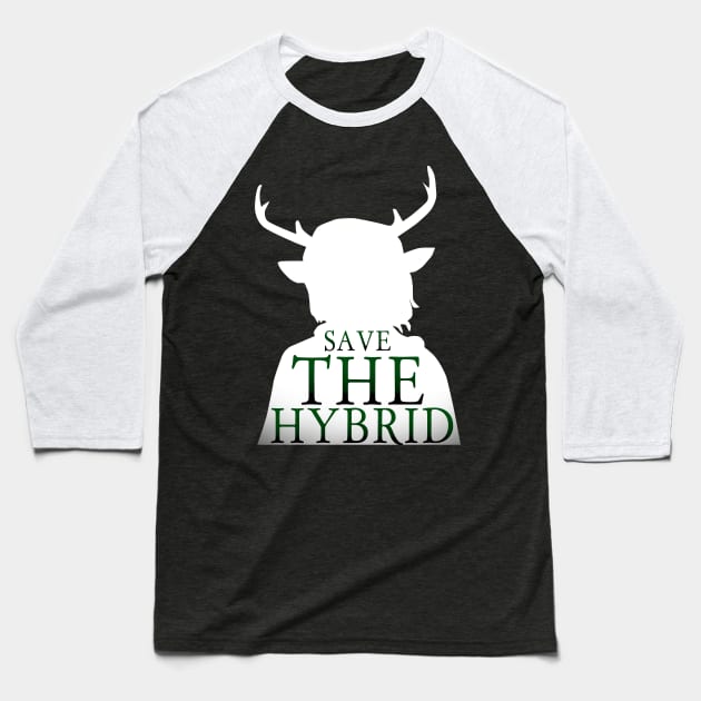 save the hybrid white Baseball T-Shirt by rsclvisual